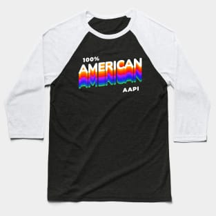 AAPI 100% American Baseball T-Shirt